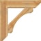 Ekena Millwork Legacy Slat Rough Sawn Bracket w/ Offset Brace, Western Red Cedar, 8"W x 32"D x 32"H BKT0806X32X32LEC06RWR - alternate 2